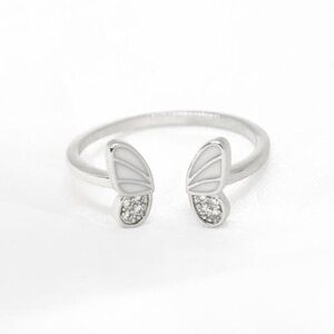 Sterling Silver Butterfly Wings Ring